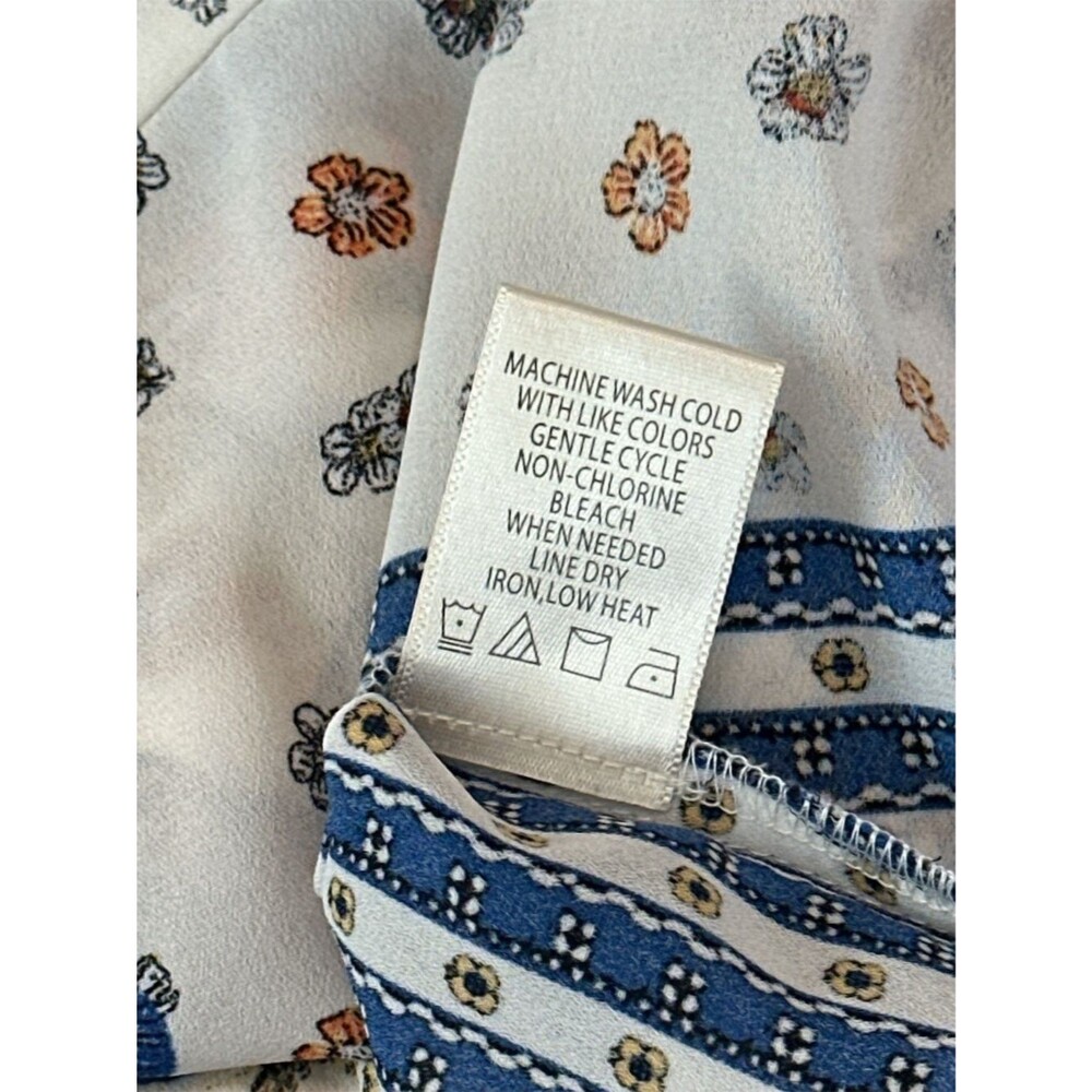 Max Studio London Floral Kimono Cardigan Boho Duster Open Front Lightweight L - Picture 7 of 7